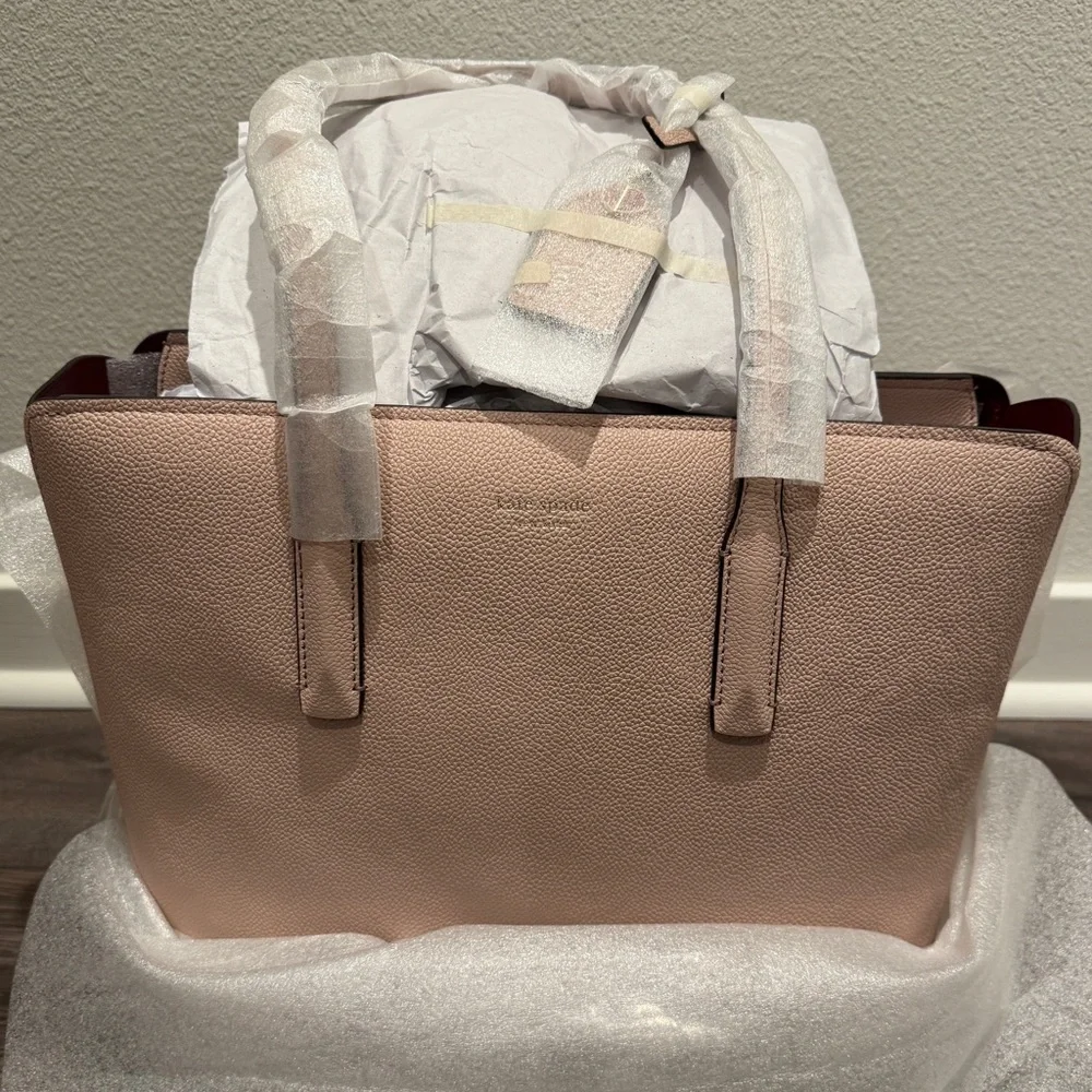 Kate Spade Margaux Large Tote, Pale Vellum (Pink) - Picture 2 of 16